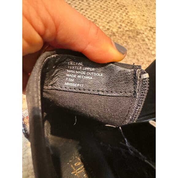 Nanette Lenore Floral Embroidered Butterfly Heeled Booties - Picture 5 of 7